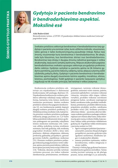 Gydytojo ir pacientės pokalbis