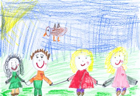 vaikai piešia pasakų personažus