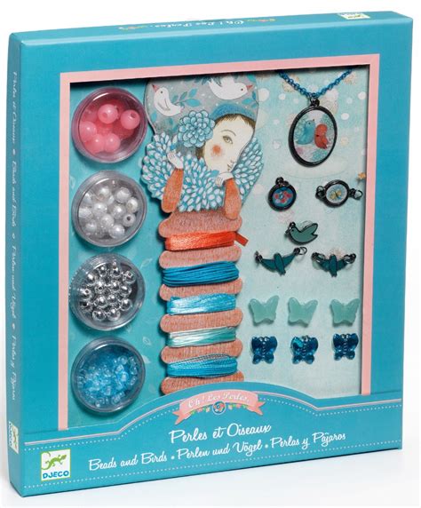 vaikiški karoliukai ir papuošalų gamybos rinkinys