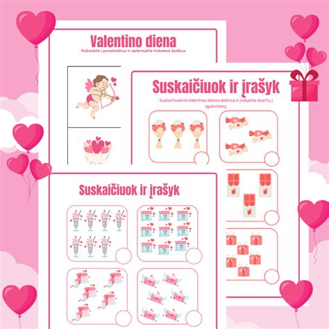 Istorinės Valentino dienos iliustracijos