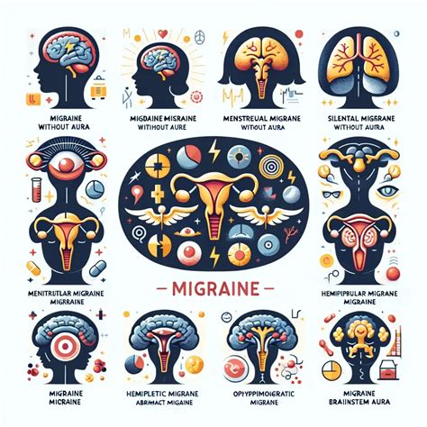 Nėštumo ir migrenos santykio iliustracija