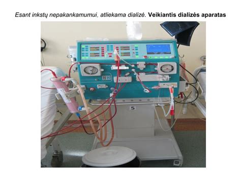 Peritoninės dializės aparatas ir reikmenys