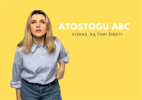 darbuotojas atostogauja