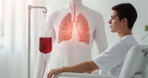 Infografika, iliustruojanti kraujo perpylimo procesą ir jo komponentus