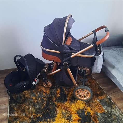 3in1 vaikiškas vežimėlis