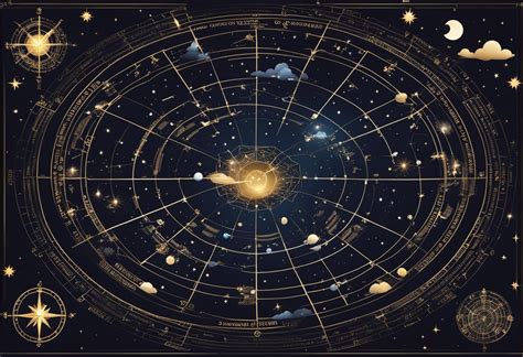 Astrologinis žemėlapis su planetų padėtimi Zodiako ženkluose