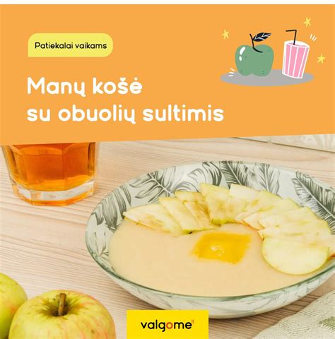 vaikas su obuolių ir morkų sultimis