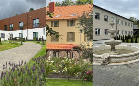 Senjorų globos namų fasadas