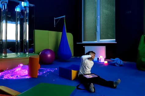 Nuotrauka, vaizduojanti sensorinį kambarį