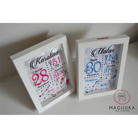 Personalizuotas kalendoriaus rėmelis su graviruotu užrašu