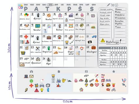 Maisto planavimo kalendorius