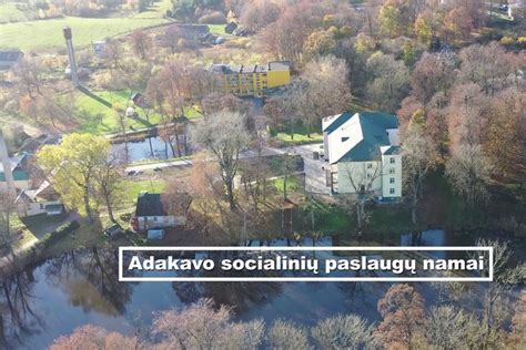 Adakavo socialinių paslaugų namų kiemas