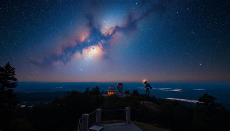 Žmogaus siluetas žiūri į žvaigždėtą dangų