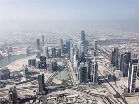 Vaizdas į Dubajaus dangoraižius