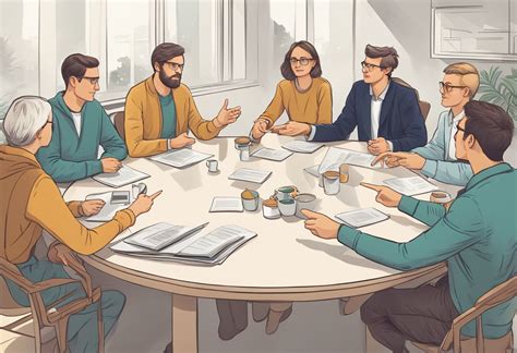 jaunų žmonių grupė diskutuojanti