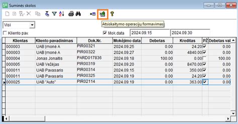 Dokumentas su skolos priminimu