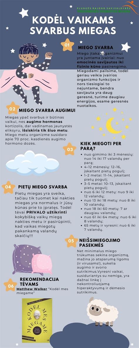 vaikų miego svarba