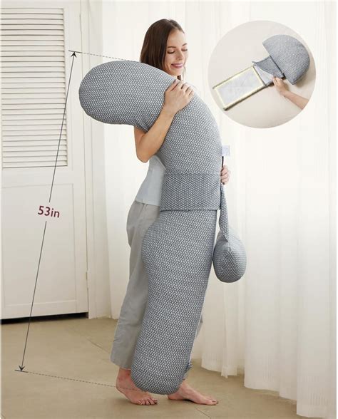 Nėščiosios su ilga pagalve