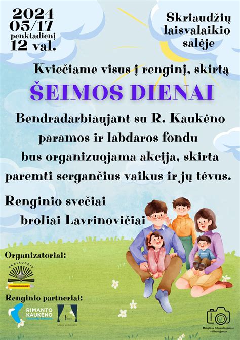 Šeimos ir darželio renginys