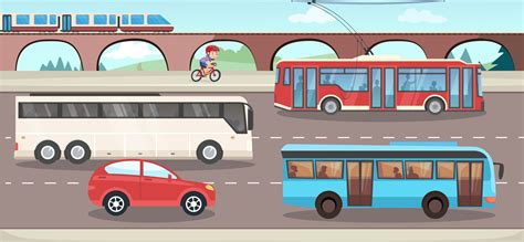 Įvairios sausumos transporto priemonės