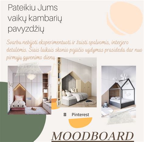 Vaiko kambario spalvų paletės