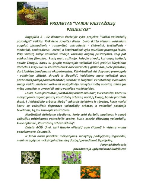 Vaikai ragauja vaistažolių arbatą