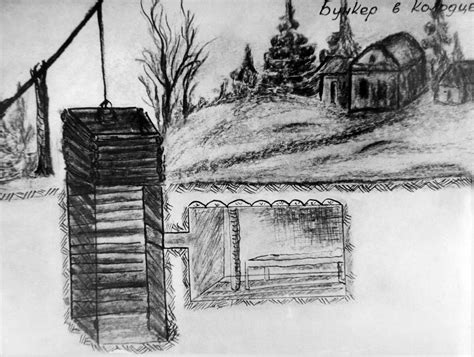 Partizanų bunkerio schema