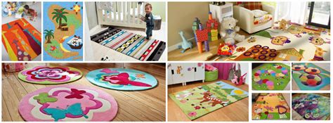 Įvairūs vaikiškų kilimų dizainai