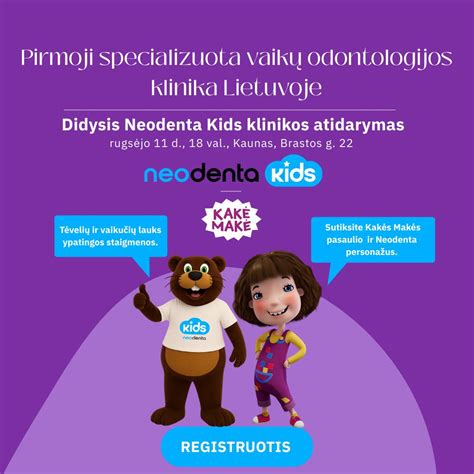 Vaikų odontologijos klinikos atidarymas