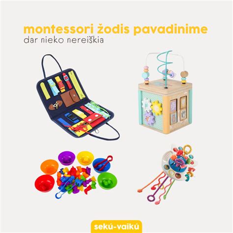 Montessori priemonės darželyje