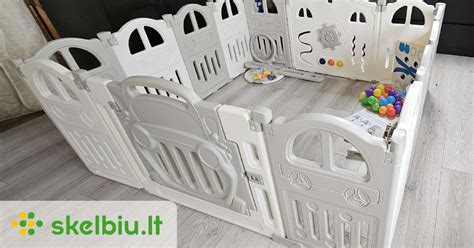 vaikiškas maniežas sulankstytas