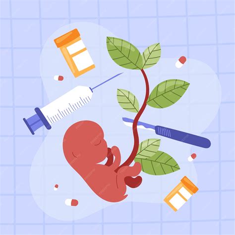 Aborto tema iliustracija