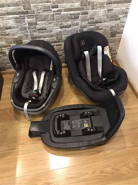 Maxi-Cosi kėdutės montavimas su IsoFix baze