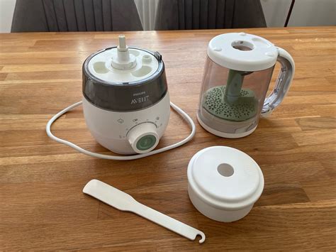 Diagrama, iliustruojanti Philips Avent garintuvo-trintuvo 4in1 funkcijas