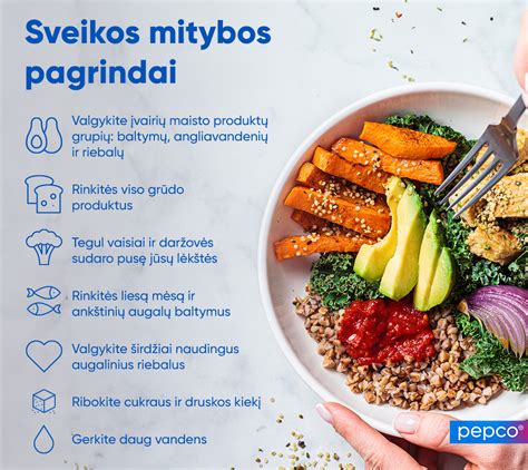 Sveikos mitybos principai: vaisiai, daržovės, riešutai