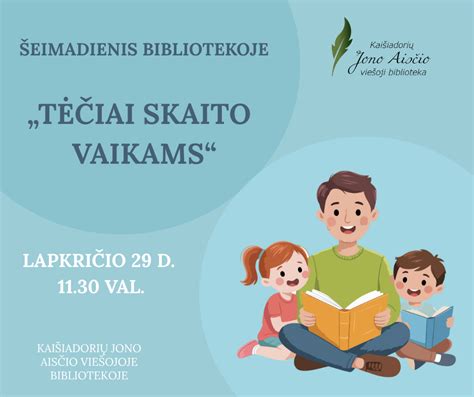 Mokytoja skaito knygą vaikams