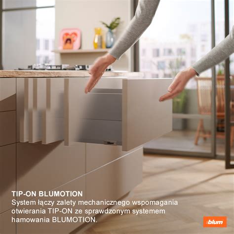 Blumotion ir Tip-On mechanizmų palyginimas
