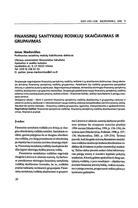 finansinių rodiklių diagrama