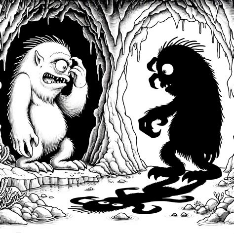 vaikas stebi savo šešėlį