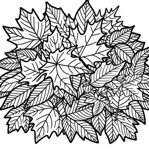 Grėbiamų lapų krūva