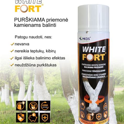 Vaismedžių kamienų balinimas