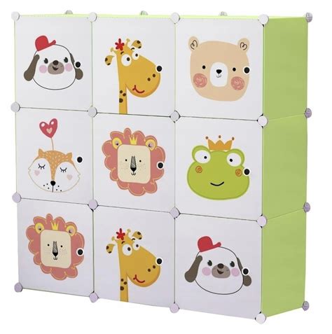 įvairių tipų vaikiškos spintelės darželiui