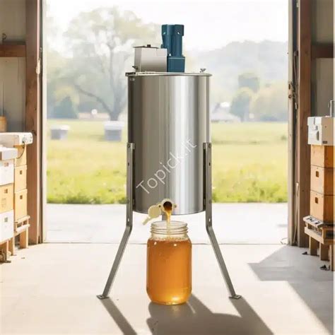 Modernus medaus sukimui skirtas įrenginys