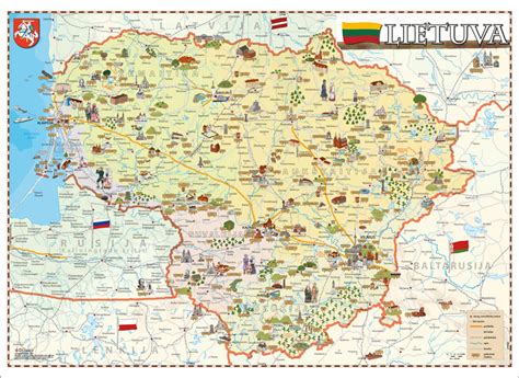 Žemėlapis, rodantis maršrutą iš Lietuvos į Zakopanę