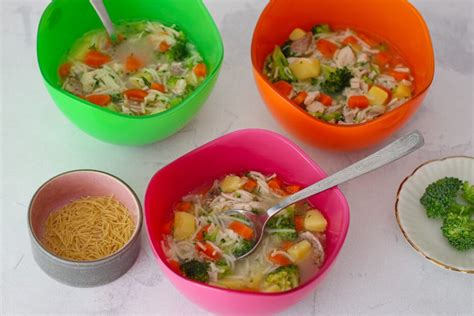 vaikiška daržovių sriuba