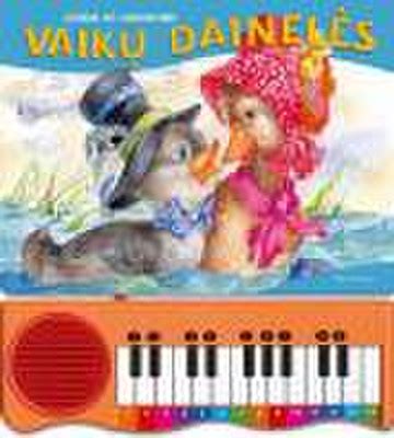 vaikas groja spalvingu pianinu