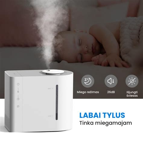 Oro drėkintuvas miegamajame