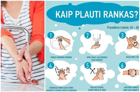 rankų plovimas su muilu