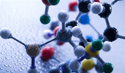 Baltijos gintaro rūgšties molekulės modelis