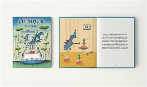 lietuviškų pasakų iliustracija su gyvūnais